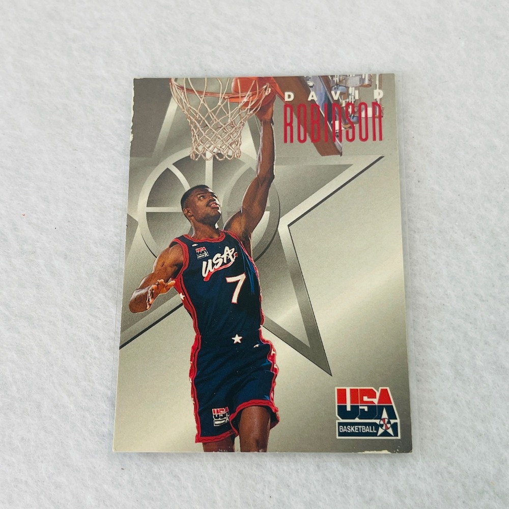 1996 SkyBox USA Basketball David Robinson Texaco Card 10 San Antonio Spurs